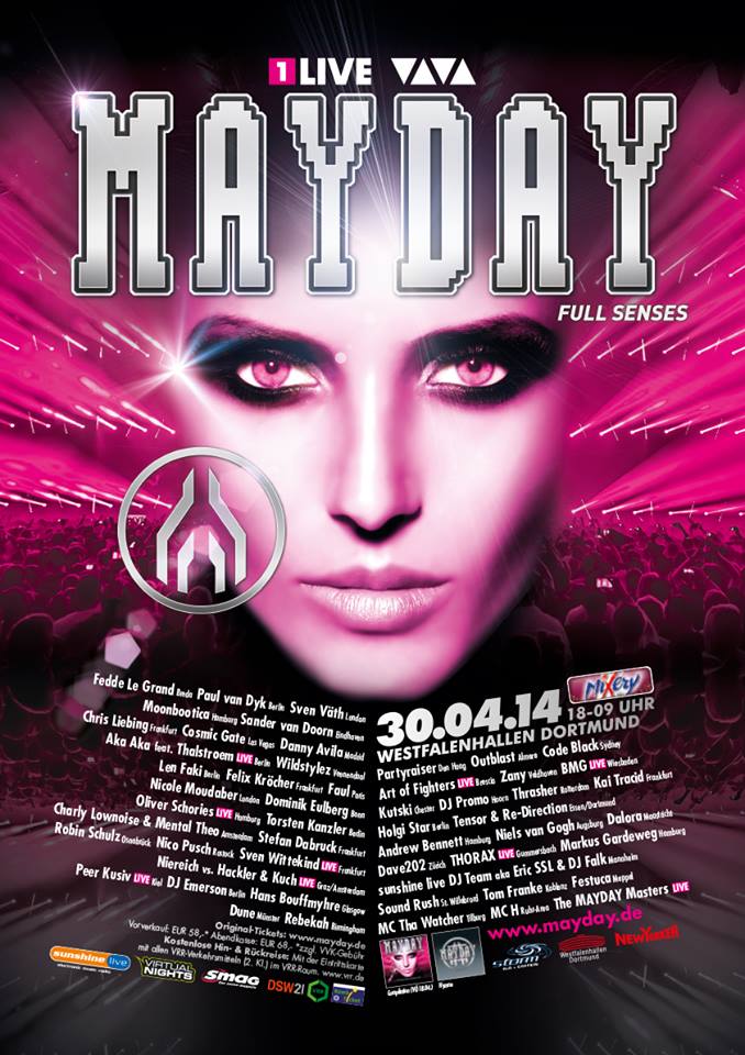 Mayday 2014 Line Up