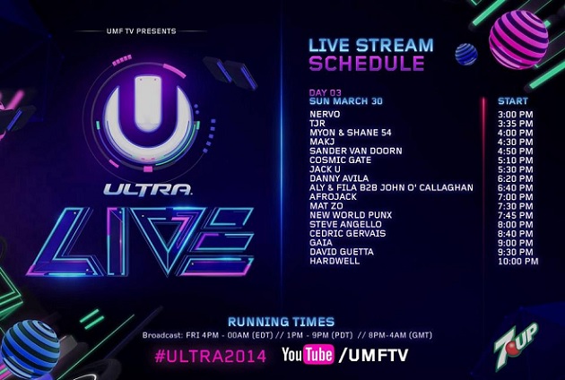 UMF TV Schedule Day 3