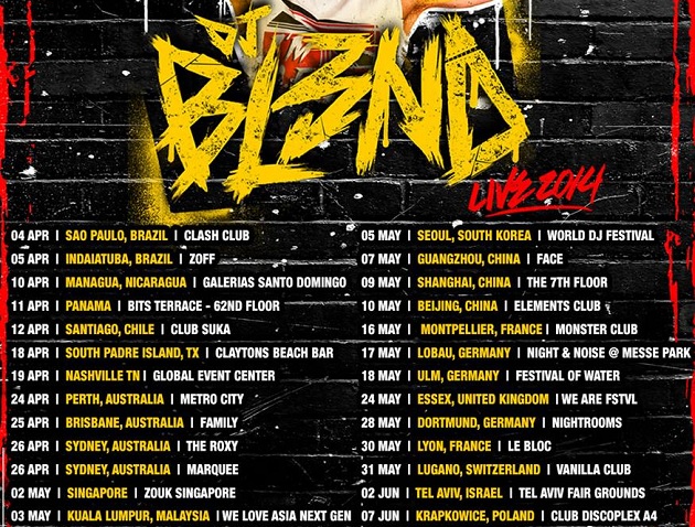 DJ Bl3nd Tour 2014