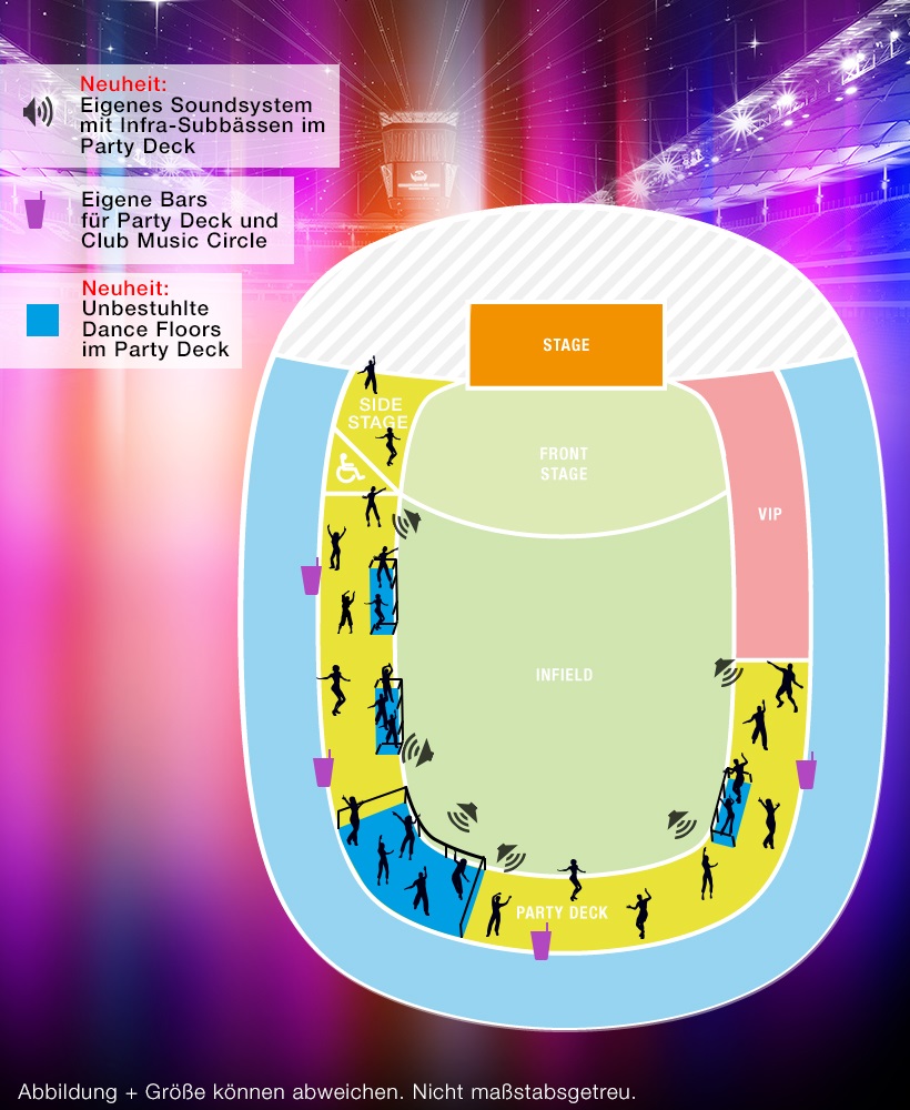 Partydeck World Club Dome